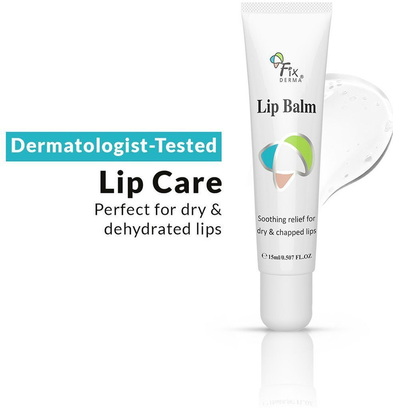 Fixderma Lip Balm with Vitamin C & E, Hydrates & Nourishes Dark, Dry, Chapped lips Fruit(Pack of: 1, 15 g)