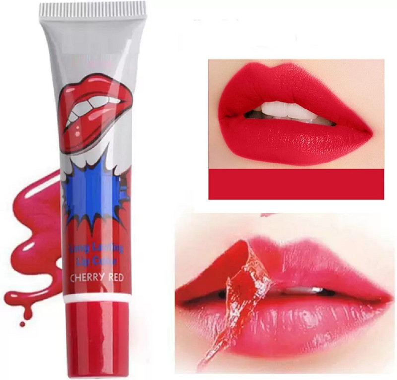 AFARAXIA Waterproof Peel Off Lip mask Long Lasting Fruit cherry flavour Lip Stain(15 g)