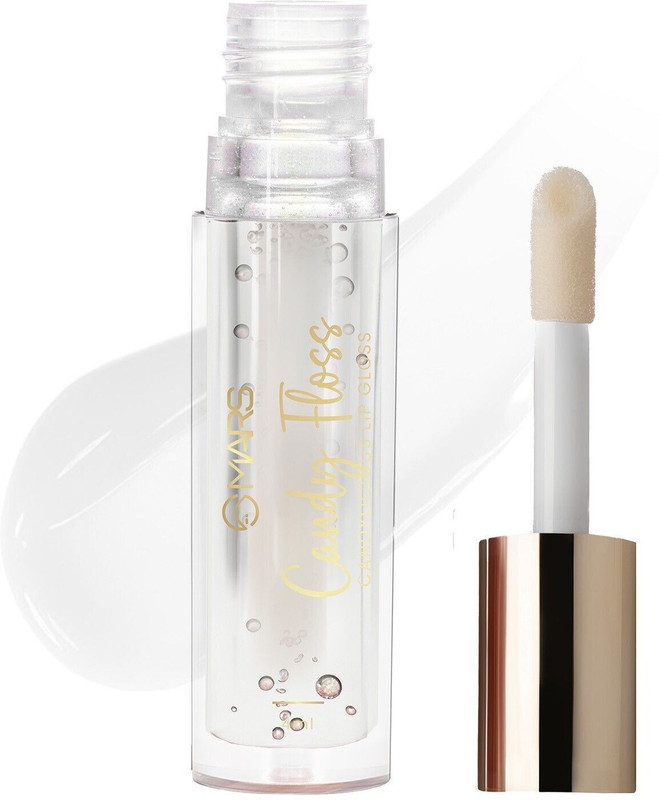 MARS Candylicious Coloured Lip Gloss | Hydrating | High Shine | Non-Sticky Lipgloss(4 ml, 04-CANDY FLOSS)