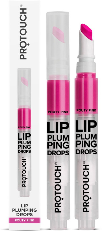 PROTOUCH SKIN Lip Plumping Drops, Volumizing Lips, Matte finish Pouty Pink(Pink)