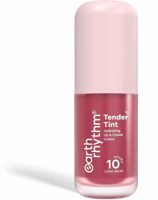 Earth Rhythm Tender Tint for Lip & Cheek with Pure Plant Pigments 10 H Stay - Rosé Lip Stain(5 ml)