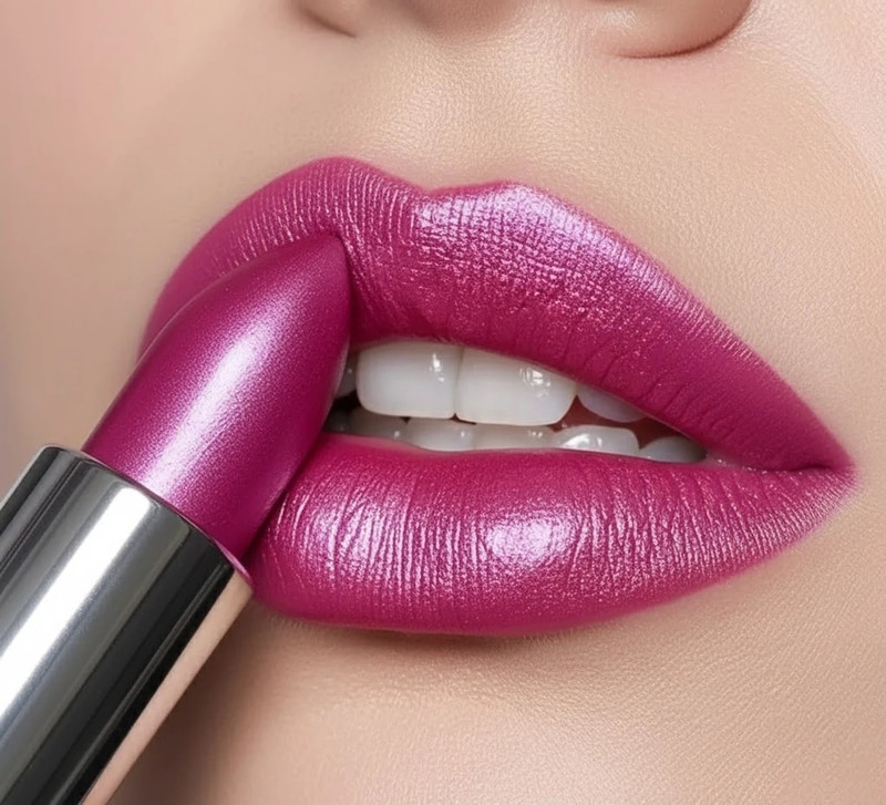 EVERERIN Sparkly Magical Shine pink Metallic Glitter Lipstick Lip Stain(3.6 g)