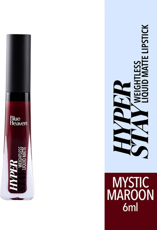 BLUE HEAVEN Hyper Stay Weighless Liquid Matte shade-05(Mystic Maroon, 6 ml)