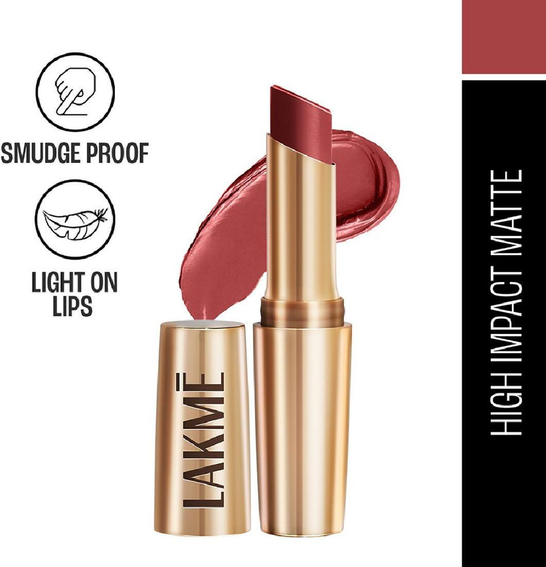 Lakmé 9TO5 Primer + Matte Lip Color(Burgundy Passion, 3.6 g)