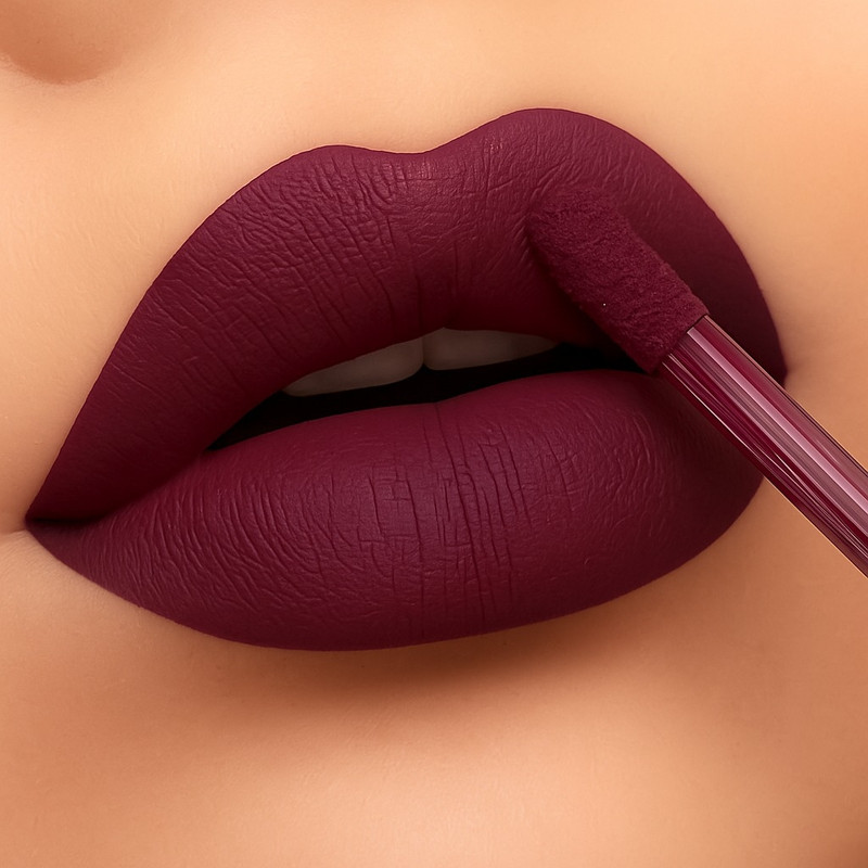 Bella Bloom Velvet Kiss Lipstick Smooth, Non-Drying, All-Day Wear(Purple, 5 ml)