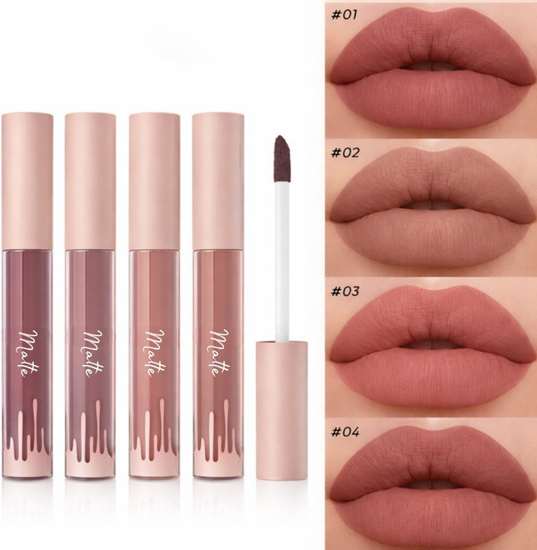 GWENLOOK Non Sticky Long Lasting Non Transfer Lipsticks(Nude Edition, 16 ml)