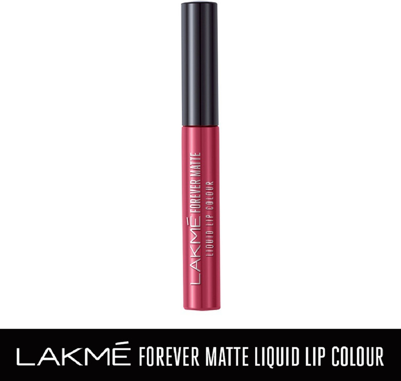Lakmé Forever Matte Liquid Lip (33 Pink Parfait, 5.6 ml)