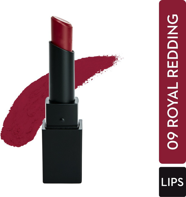 SUGAR Cosmetics Nothing Else Matter Longwear Lipstick(09 Royal Redding (Dark Red), 3.2 g)