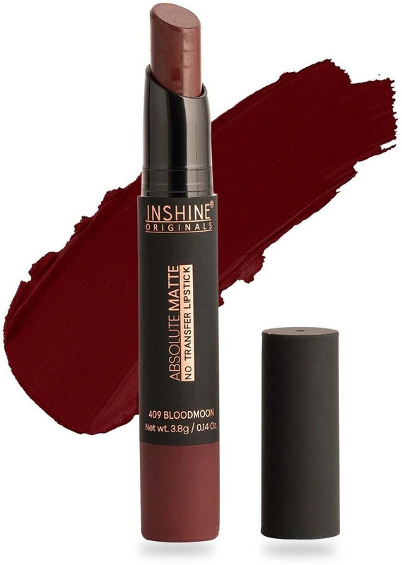 Inshine Absolute Matte No Transfer Waterproof Lipstick(409 Blood Moon, 3.5 g)