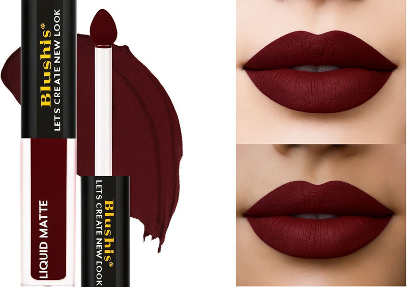 BLUSHIS Kiss of Love Liquid Melt Mini Red Marooned(Maroon, 3.5 ml)