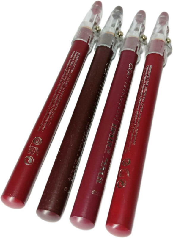 Gonegal Long Lasting Matte Waterproof Pencil Lipstick Set Of-04(Multicolour, 1.4 g)