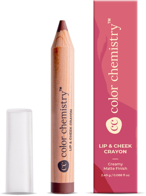 Color Chemistry Lip & Cheek Crayon | Creamy Matte Finish | Hydrating & Long-Lasting | For Lips(Terracotta, 2.49 g)