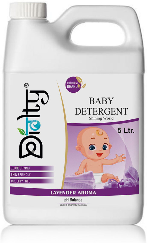 Diolty Baby Detergent, Lavender Baby Liquid Laundry Detergent Lavender Liquid Detergent(5000 ml)