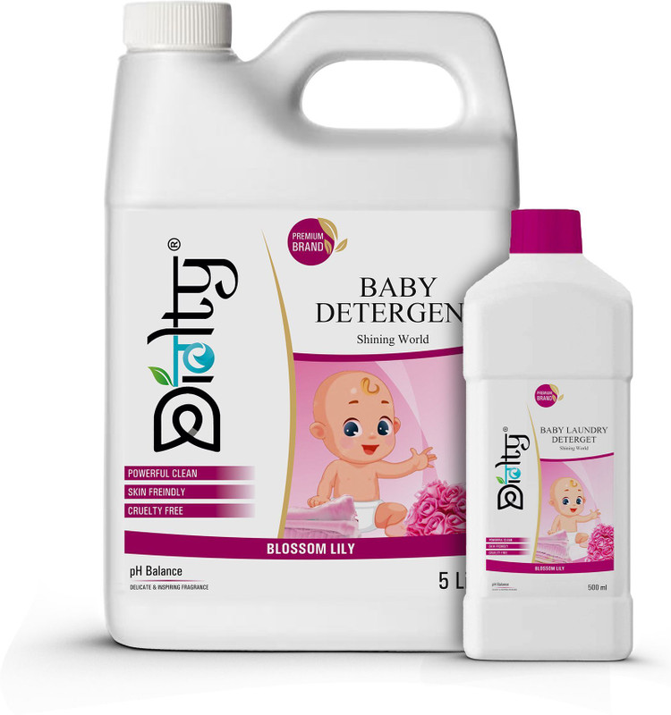 Diolty Baby Liquid Detergent washing liquid for Baby Clothes Lily Liquid Detergent(2 x 2750 ml)