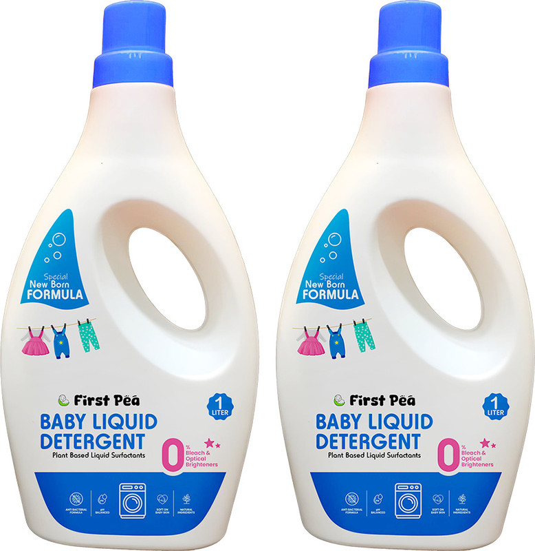 firstpea baby liquid detergent 2L (2*1000ml = 2000ml) natural laundry detergent Fresh Liquid Detergent(2 x 1000 ml)