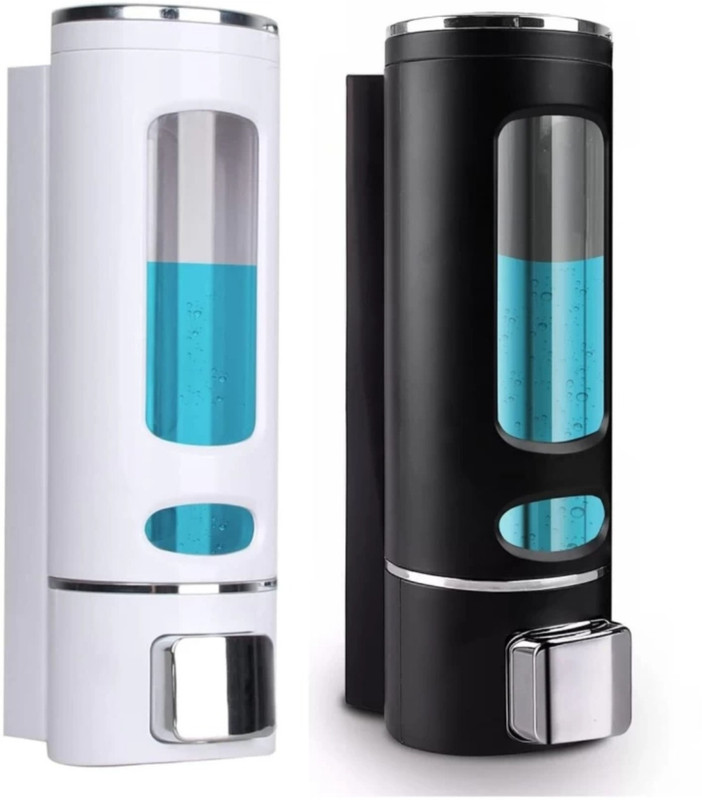Citipro Premium Quality Wall Mounted Shampoo/Liquid Soap Dispenser(Pack of 2) 0.4 L...