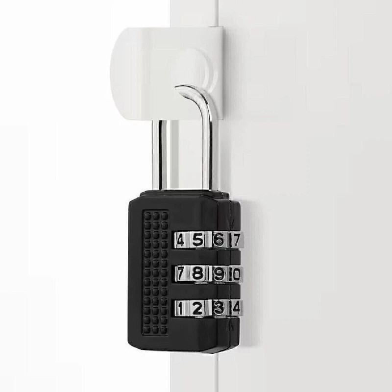 EIS 3 Digit Number Locks for Luggage Bag Travelling Password Locks Combination Combination Lock(Multicolor)