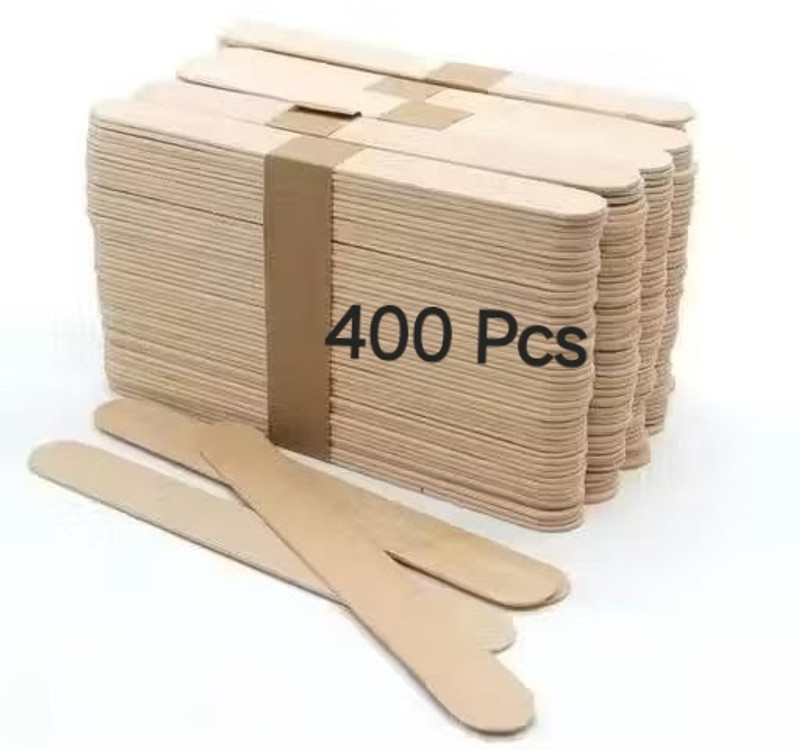 Laksh Creations Ice cream sticks 400 Lollipop Stick(Beige)