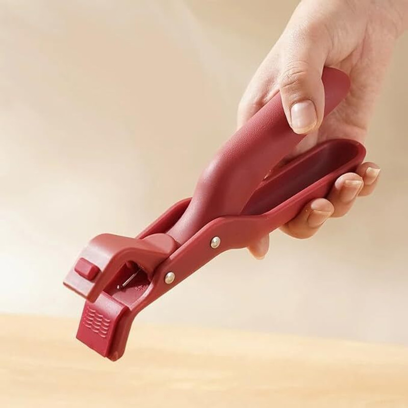 AASTIK SALES 1pcs Multi-Purpose Anti-Scald Bowl Holder Clip for Kitchen Lollipop Stick(Red, Green)