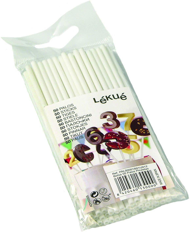 Lekue REPOSITION 50 Lollipop Stick(White)