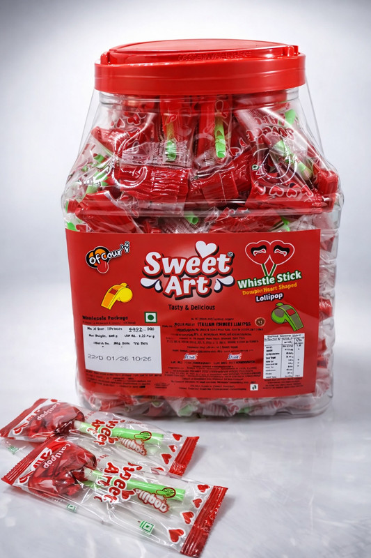 Ofcours SWEET ART LOLLIPOP Lollipop Stick(Red)