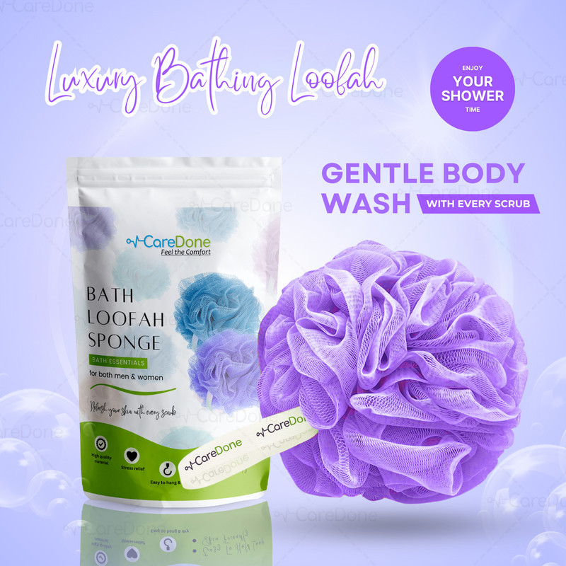 CareDone Loofah(Purple)
