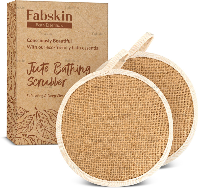 Fabskin Loofah(Pack of 2, Multicolor)