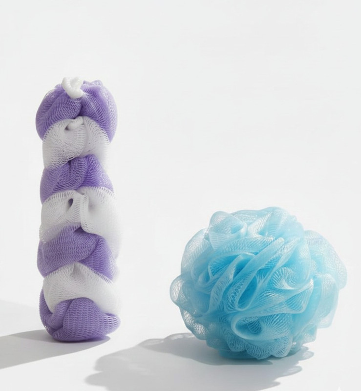 We Four Stars Loofah(Pack of 2, Multicolor)