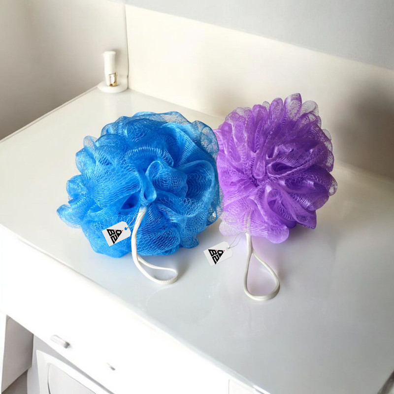QBZ Luxury Bathing Loofah sponge for Men women kids face body wash scrubber