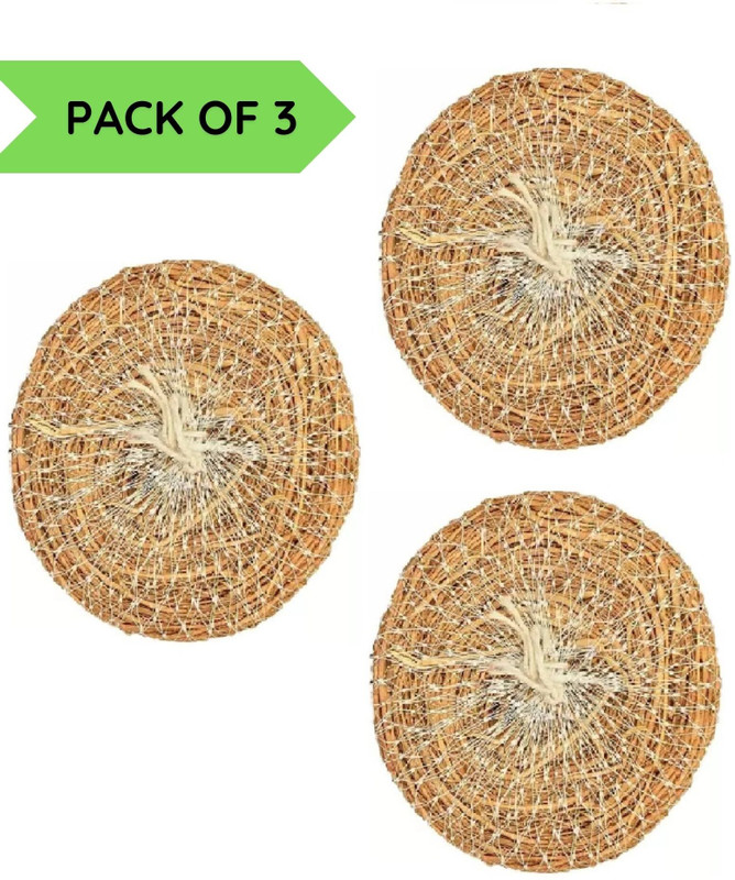 roots craft Loofah(Pack of 3, Beige)