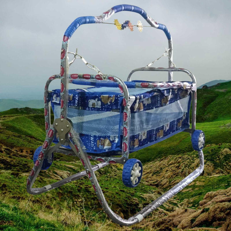 solvanta Baby Jhula Cradle 02(Blue)