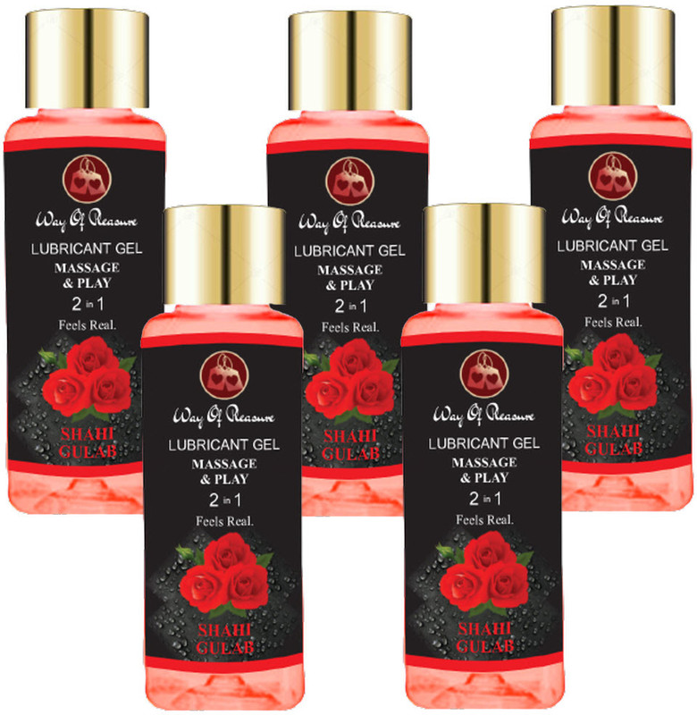 Way Of Pleasure 2-In-1 Lubricant Non-Sticky Water Base Rose ( Gulab) Lube Gel For Men & Women Lubricant(250 ml)