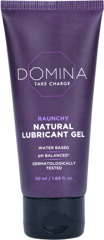 Domina Raunchy Natural Lubricant Gel for Unisex pH Balanced Glycerine Free Lubricant(50 ml)