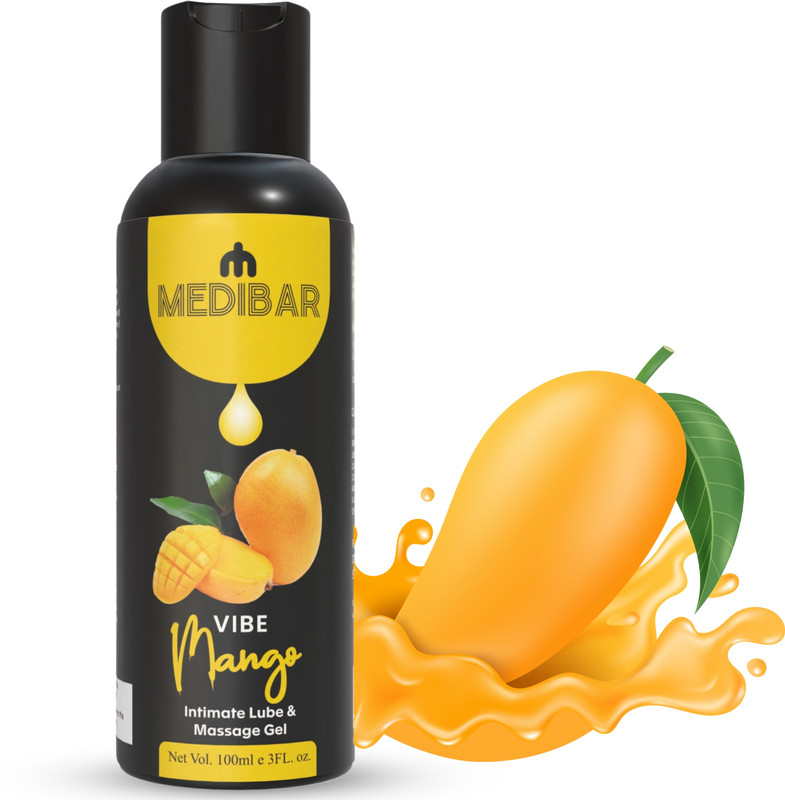 medibar Lube - Mango Flavored Non-Sticky ,Anti-Stain 100% Safe Lubricant(100 ml)
