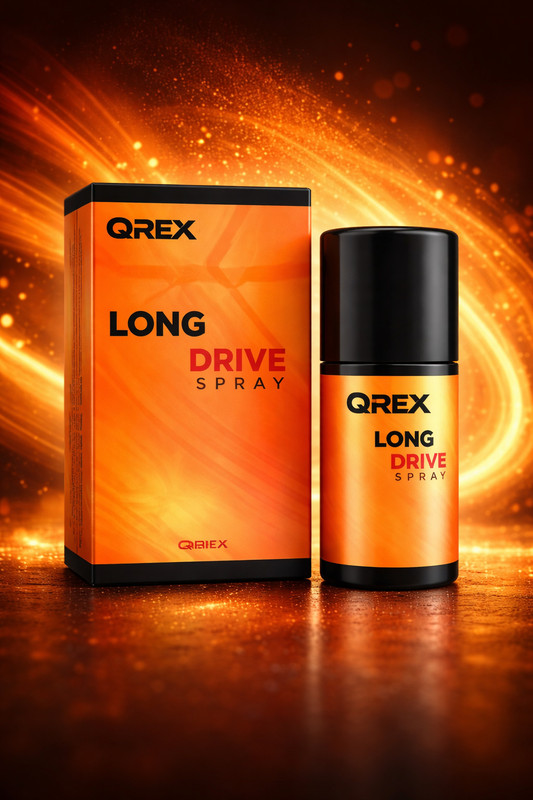 QREX Long Drive Spray pack of 2 Lubricant(40 g)