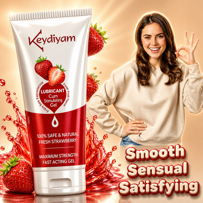 keydiyam Strawberry Lube | Water-based Lubricant(100 g)