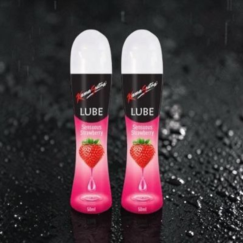 Kamasutra Strawberry Soft Touch Lubricant 50 ml (Pack of 2) Lubricant(100 ml)