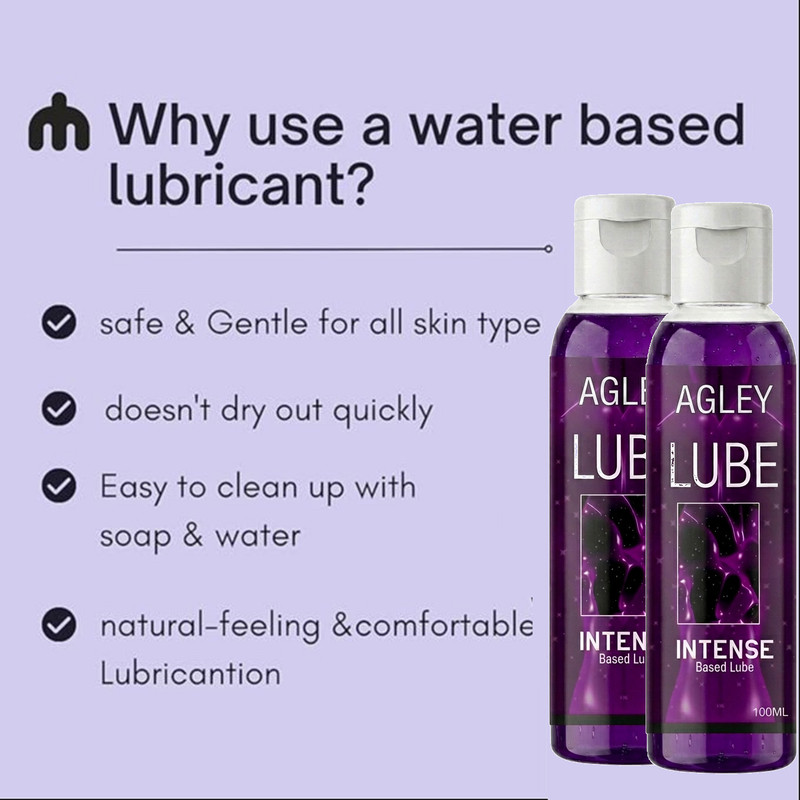 AGLEY Premium Blueberry Flavour Intimate Lubricant for Natural Smooth Sensation Lubricant(200 ml)