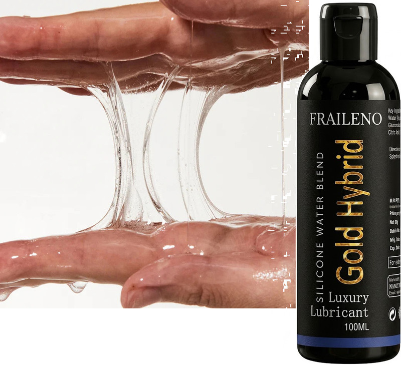 FRAILENO Ultra Smooth Non Sticky Hybrid Water Based Personal Glide Gel Long Lasting Lubricant(100 ml)