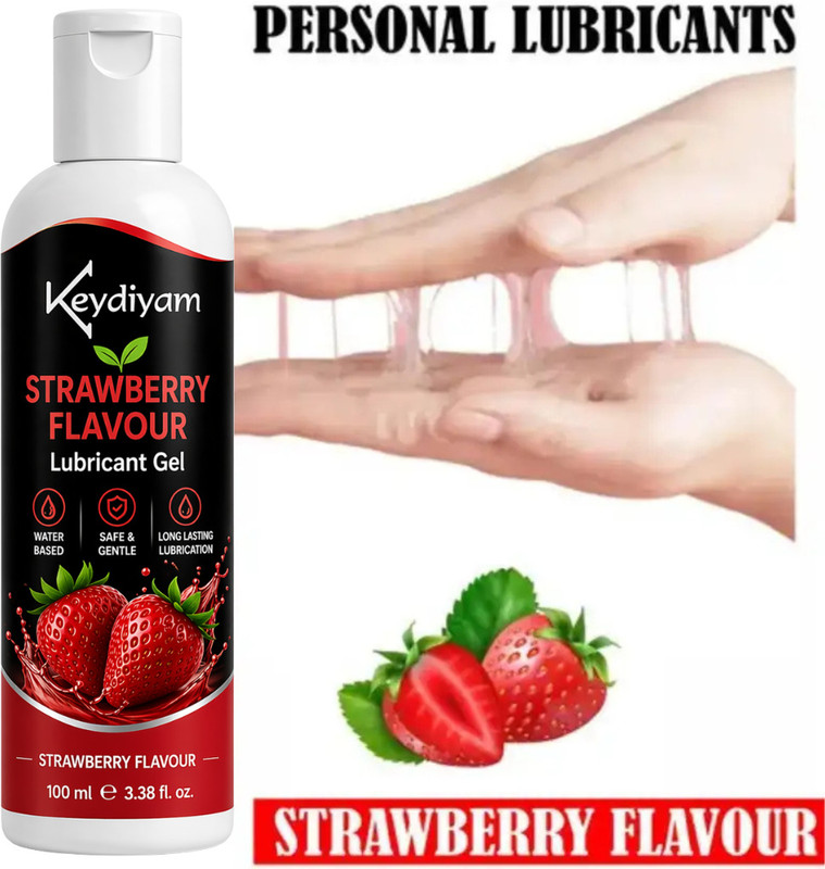 keydiyam Strawberry Lube | Water-based Lubricant Lubricant ( Lubricant Lubricant(100 g)
