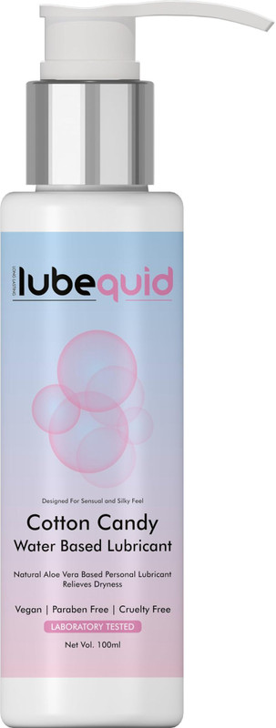 Lubequid Cotton Candy flavor Based Lube Gel For Men And Women Lubricant Lubricant(100 ml)