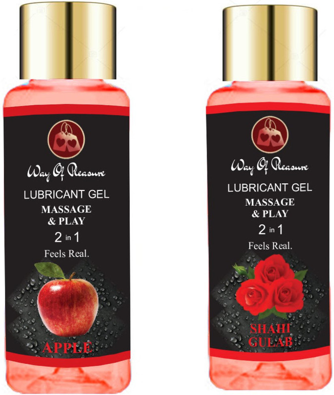 Way Of Pleasure Strawberry & Orange Flavored Lubricant Gel Water Based Lube For Men & Women Lubricant(100 ml)