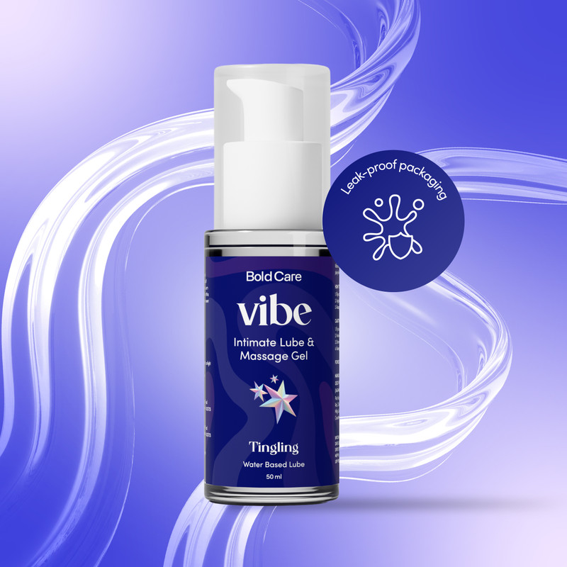 Bold Care Vibe Tingling - Natural Personal Lubricant for Men and Women Lubricant(50 ml)