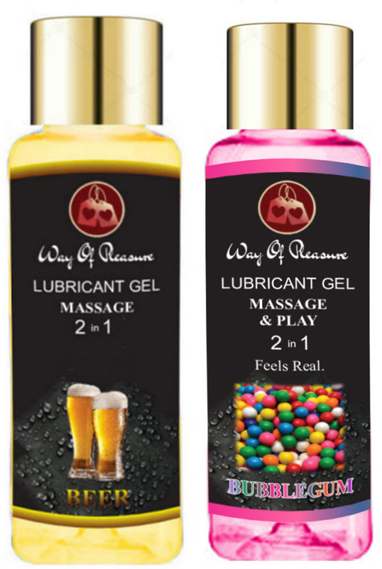 Way Of Pleasure Beer With BubbleGum Flavored Lubricant Gel For Men & Women Lubricant(100 ml)