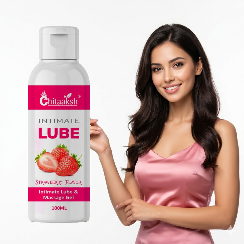 ONEAL Strawberry Personal Lubricant Gel for Intimacy - 100ml Lubricant(100 ml)