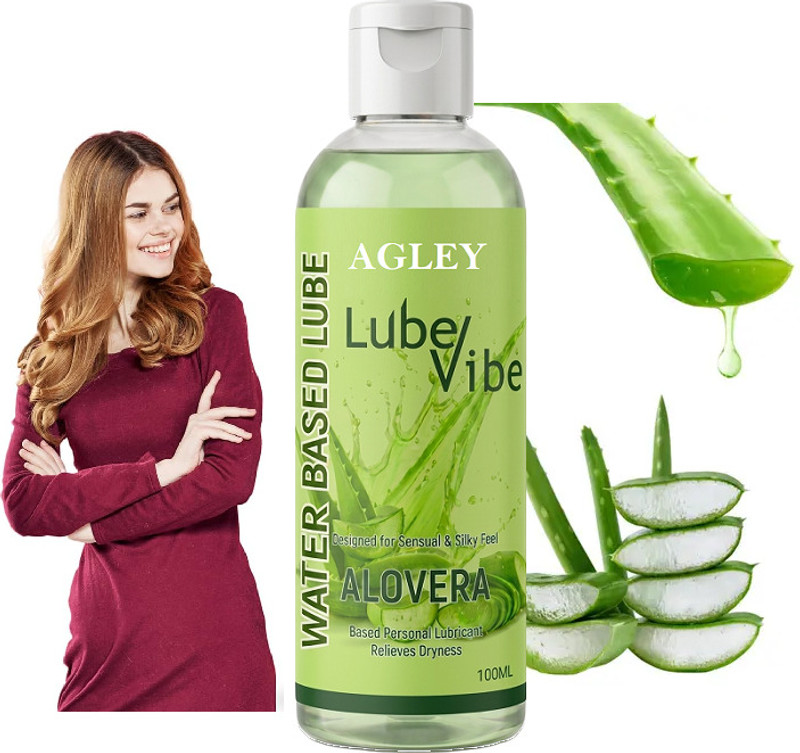 AGLEY Premium Ultra Glide- Water Based Lubricant Gel For men I Enriched with Aloe Vera Lubricant(100 ml)