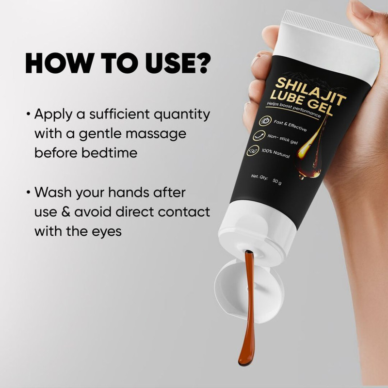 shawdi S,Shilajit Lube g1el | First Ever Shilajit Infused Lube Gel|Pack of 1 Lubricant(49 g)