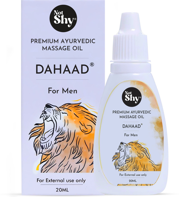 NotShy DAHAAD Ayurvedic Pure and Natural Herbal Massage Oil for Men Lubricant(20 ml)