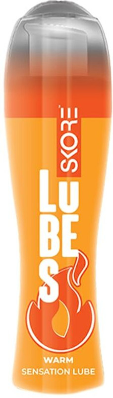 SKORE Warm Sensation Skin-Friendly Water-Based Lubricant | Flavour Lubricant(50 ml)