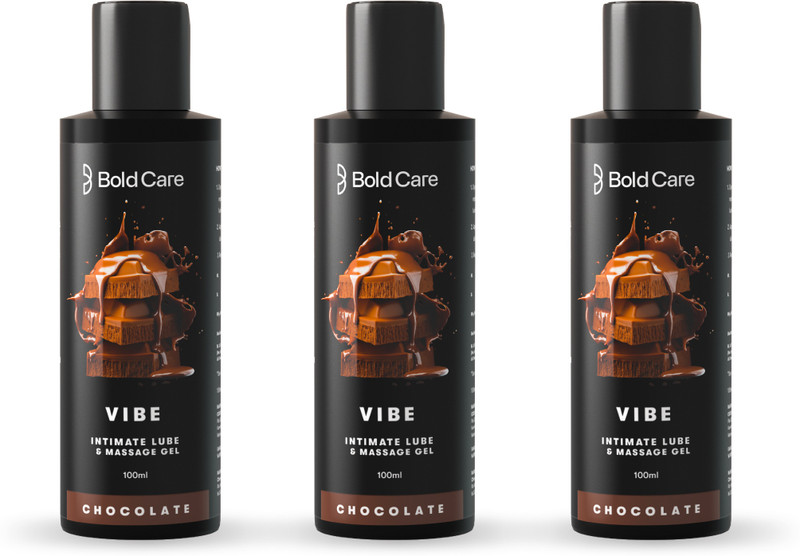 Bold Care Chocolate Flavored Intimate Lube & Massage Gel - Water Based Formula Lubricant(300 ml)
